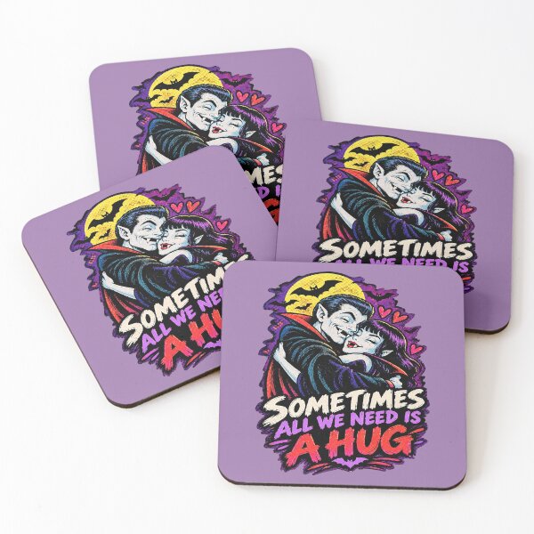 Item preview, Sometimes All We Need Is A Hug Vampire. designed and sold by Endless7Art.