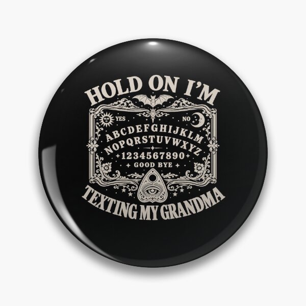 Item preview, Hold On I'm Texting My Grandma Funny Halloween Ouija Board designed and sold by nryum.