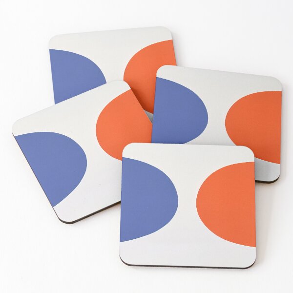 Item preview, Blue and orange from suite of twenty-seven color lithographs designed and sold by EtherShadeArt.