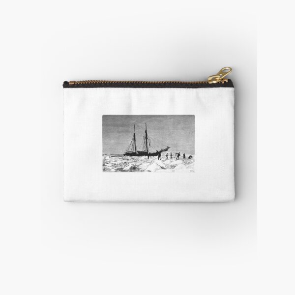 Item preview, Vintage Arctic Ship Exploration Woodcut designed and sold by Antique Science Press.