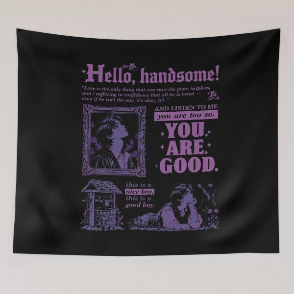 Item preview, Hello Handsome Purple designed and sold by Christop-Arroyo.
