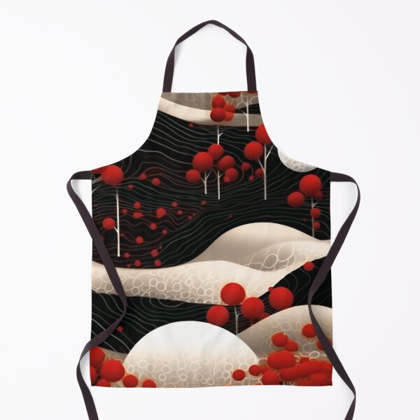 Item preview, Modern Red, White, and Black Abstract Art Design designed and sold by DEC02.