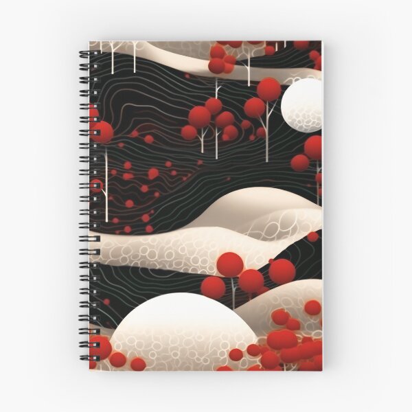 Item preview, Modern Red, White, and Black Abstract Art Design designed and sold by DEC02.