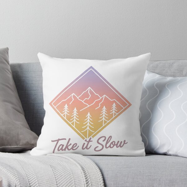 Item preview, Retro 80s Mountain Take It Slow Sweatshirt designed and sold by So Golden Shop.
