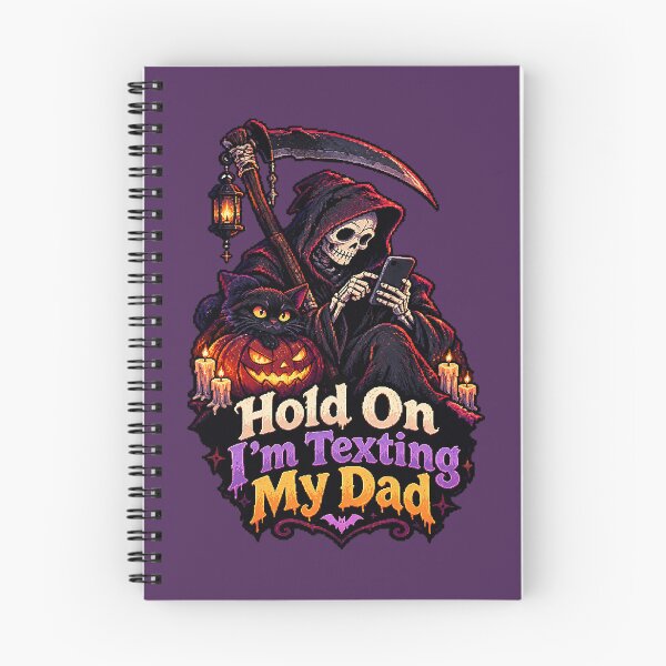 Item preview, Hold On I'm Texting My Dad – Halloween Humor. designed and sold by Endless7Art.