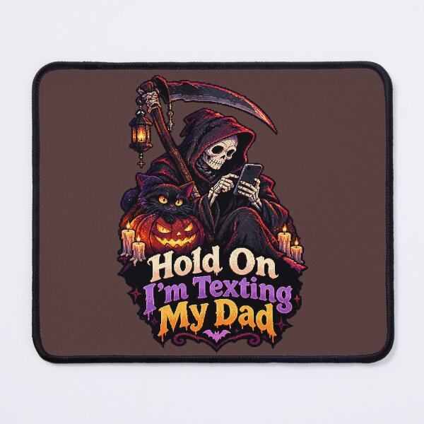 Item preview, Hold On I'm Texting My Dad – Halloween Humor. designed and sold by Endless7Art.