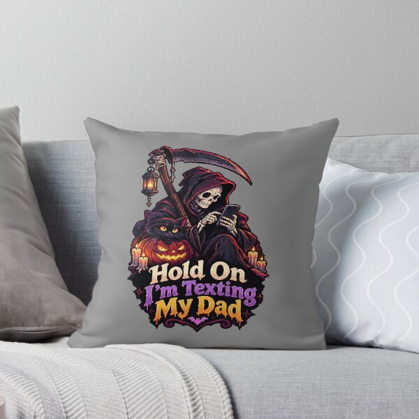 Item preview, Hold On I'm Texting My Dad – Halloween Humor. designed and sold by Endless7Art.