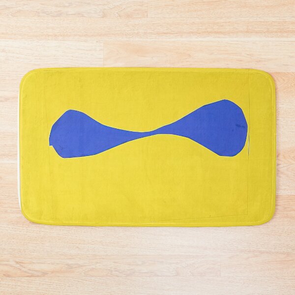 Item preview, Blue form on yellow designed and sold by EtherShadeArt.