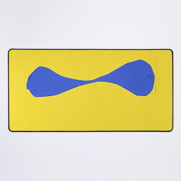 Item preview, Blue form on yellow designed and sold by EtherShadeArt.