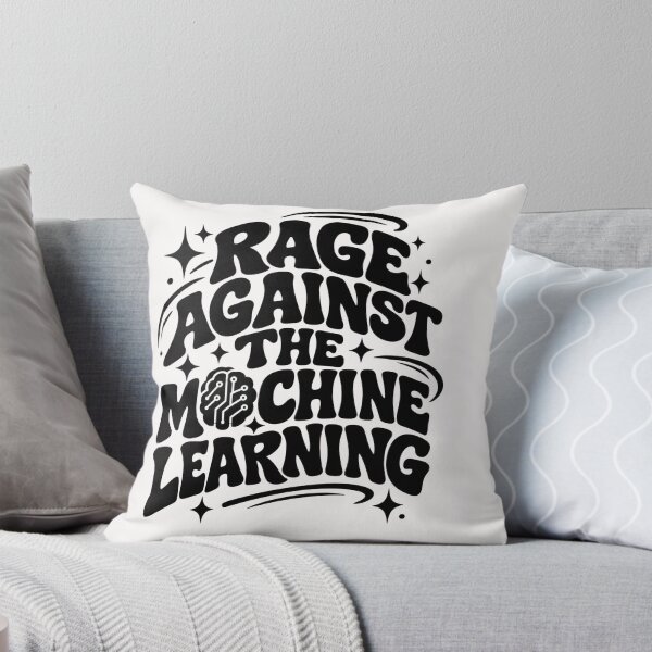 Aperçu de l'œuvre Rage Against the Machine Learning créée et vendue par Leo Bennett.