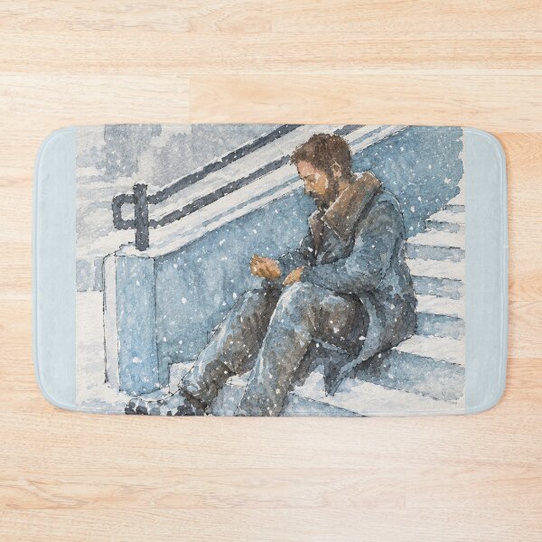 Item preview, Blade Runner 2049 – K in the Snow Watercolor designed and sold by SHARPEI.