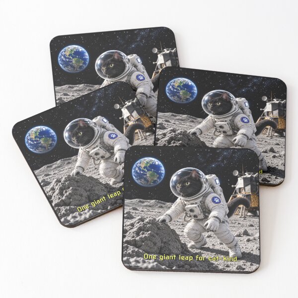 Item preview, One Giant Leap for Cat-kind - Cat on the Moon designed and sold by MissTerryWoman.