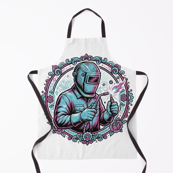 Item preview, Welder In Bold Tattoo Linework designed and sold by eduardoroa22.