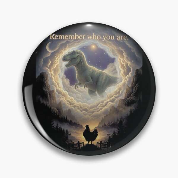Item preview, Remember Who You Are T-Rex Chicken Evolution  designed and sold by Good Vibe Quotes.