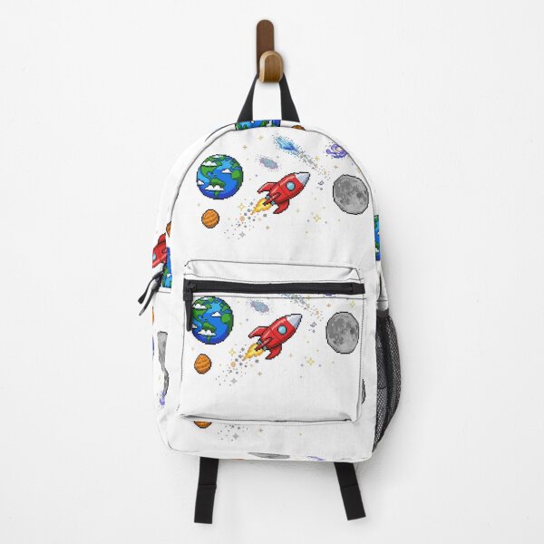 Item preview, Earth to Moon Rocket - Pixel Space Journey designed and sold by yassine elhaidi.