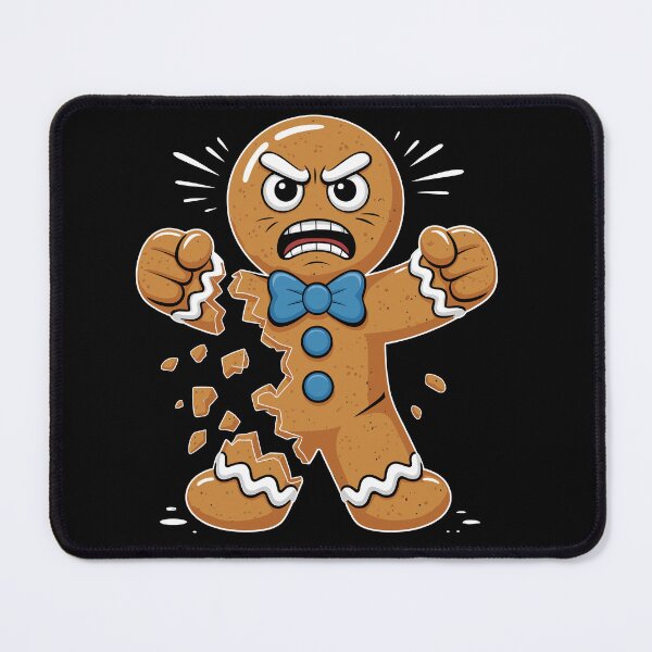Item preview, Angry Gingerbread Cookie Christmas Funny Holiday Baking Design designed and sold by styleonestaa.