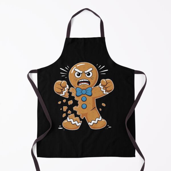 Item preview, Angry Gingerbread Cookie Christmas Funny Holiday Baking Design designed and sold by styleonestaa.