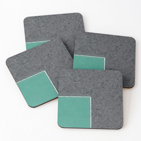 Item preview, Colored paper image xviii green square with grey designed and sold by EtherShadeArt.