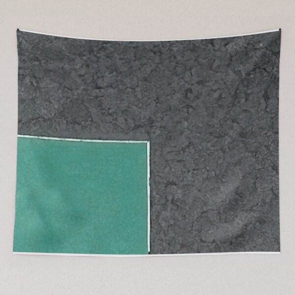 Item preview, Colored paper image xviii green square with grey designed and sold by EtherShadeArt.