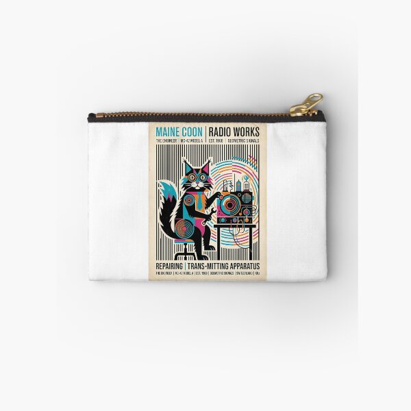 Item preview, Maine Coon Radio Engineer designed and sold by PictoVibe.