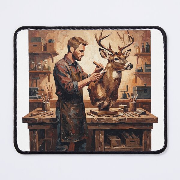 Item preview, Taxidermist At The Bench, Flat Silhouettes designed and sold by eduardoroa22.