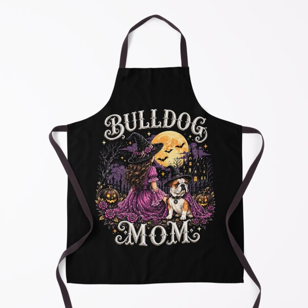 Item preview, Bulldog Mom Halloween Dog Lover Witch Moon Night designed and sold by khdmalakarak.