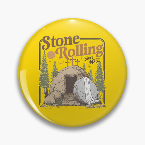 Item preview, Rolling Christian - Stone Rolling Jesus Christ designed and sold by DoniMalitina.
