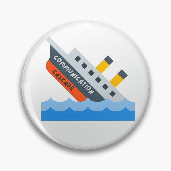 Item preview, Sinking Communication Ship into the Ocean designed and sold by Dutch Bunny Trading LLC.