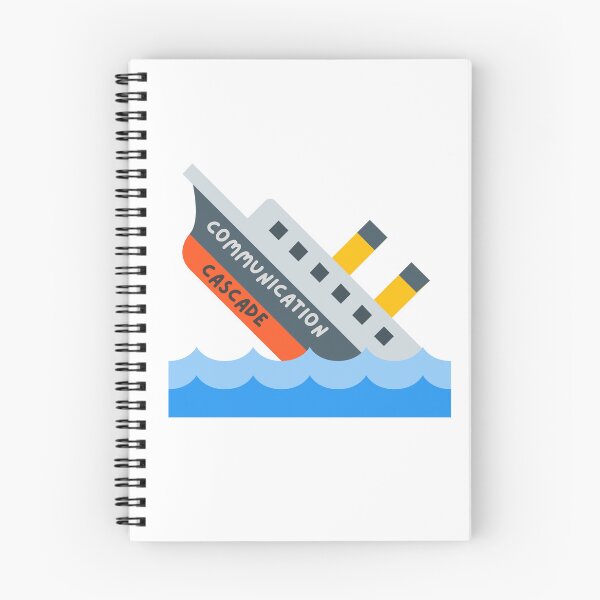 Item preview, Sinking Communication Ship into the Ocean designed and sold by Dutch Bunny Trading LLC.