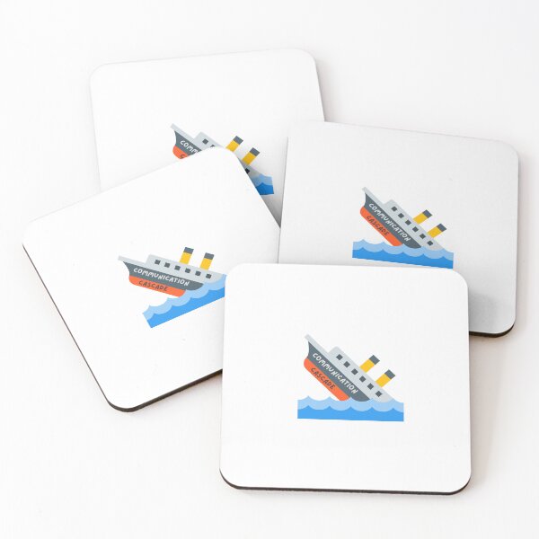 Item preview, Sinking Communication Ship into the Ocean designed and sold by Dutch Bunny Trading LLC.