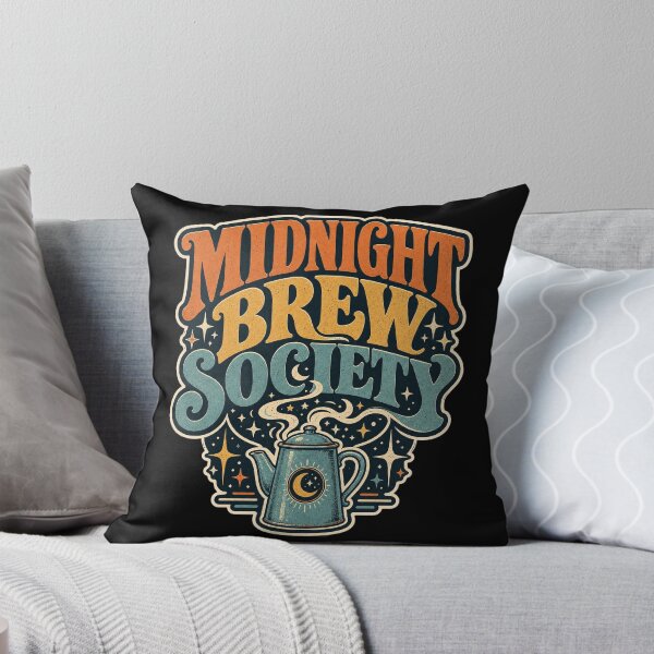 Item preview, Celestial Coffee Pot - Retro Midnight Brew Society designed and sold by Graphic Vibe Designs.
