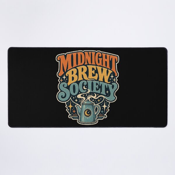 Item preview, Celestial Coffee Pot - Retro Midnight Brew Society designed and sold by Graphic Vibe Designs.