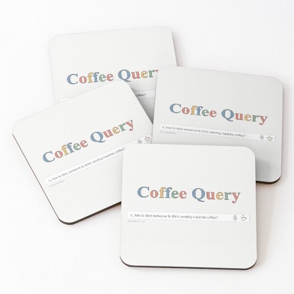 Item preview, Coffee Query Vending Machine Coffee Dare designed and sold by JustAsmahDesign.
