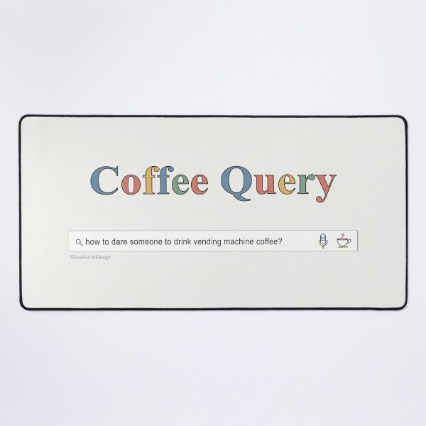 Item preview, Coffee Query Vending Machine Coffee Dare designed and sold by JustAsmahDesign.