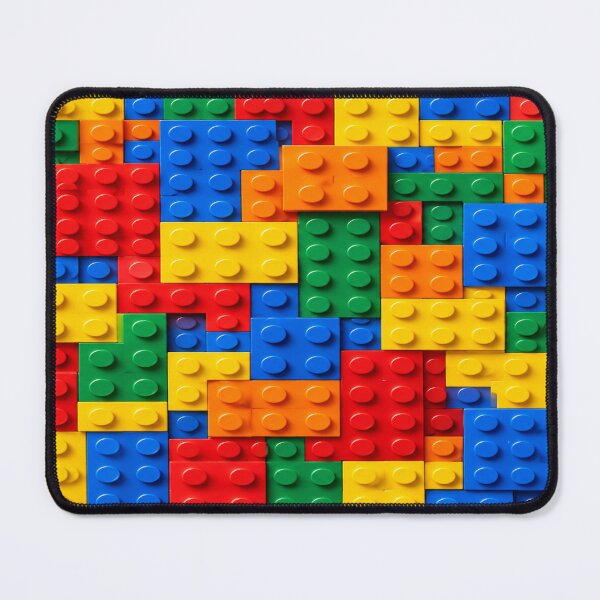 Item preview, Color Explosion – Colorful Building Block Mosaic Texture Art designed and sold by WildWhimsy Art.