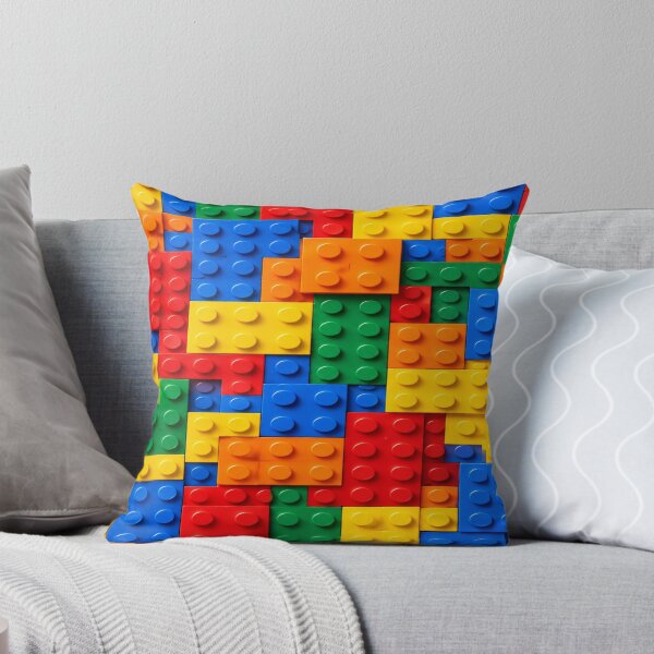 Item preview, Color Explosion – Colorful Building Block Mosaic Texture Art designed and sold by WildWhimsy Art.