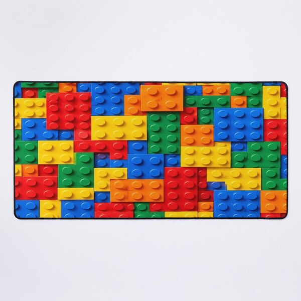 Item preview, Color Explosion – Colorful Building Block Mosaic Texture Art designed and sold by WildWhimsy Art.