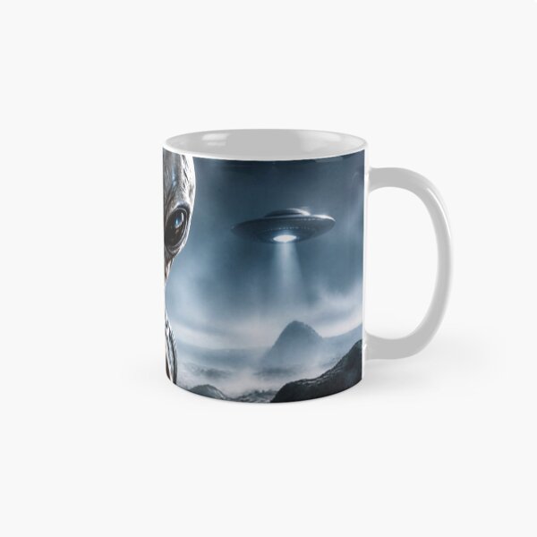 Item preview, ? THEY ARE HERE — Alien Encounter designed and sold by ZenFray.