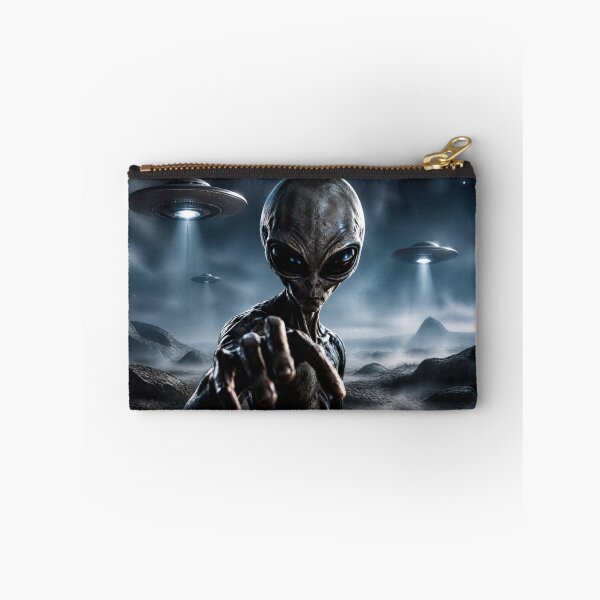 Item preview, ? THEY ARE HERE — Alien Encounter designed and sold by ZenFray.
