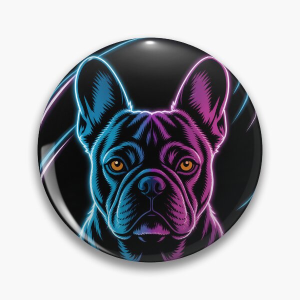 Item preview, Neon French Bulldog Pop Ears designed and sold by LuisWorks.
