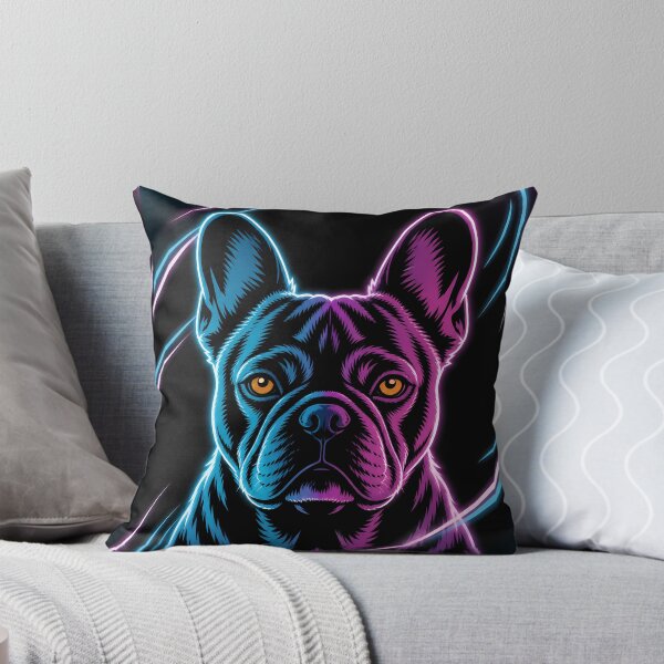 Item preview, Neon French Bulldog Pop Ears designed and sold by LuisWorks.