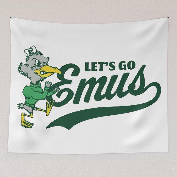 Item preview, Let's Go Emus Vintage designed and sold by Treeswing Studio.