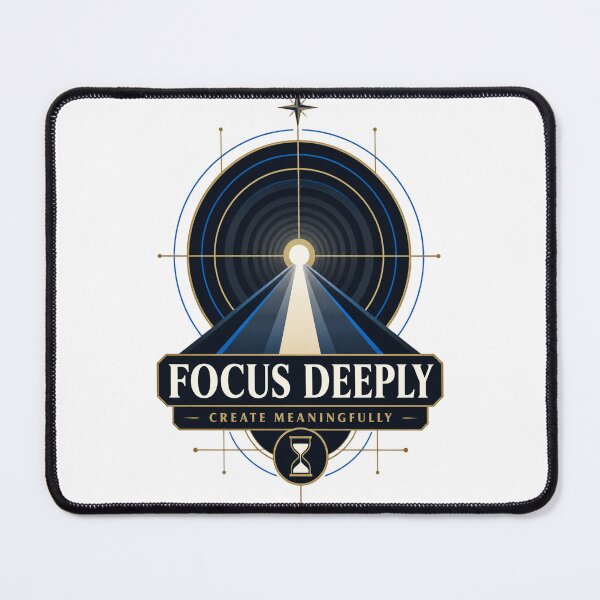 Item preview, Focus Deeply Create Meaningfully - Inspirational Focus Quote designed and sold by Tshirtit.