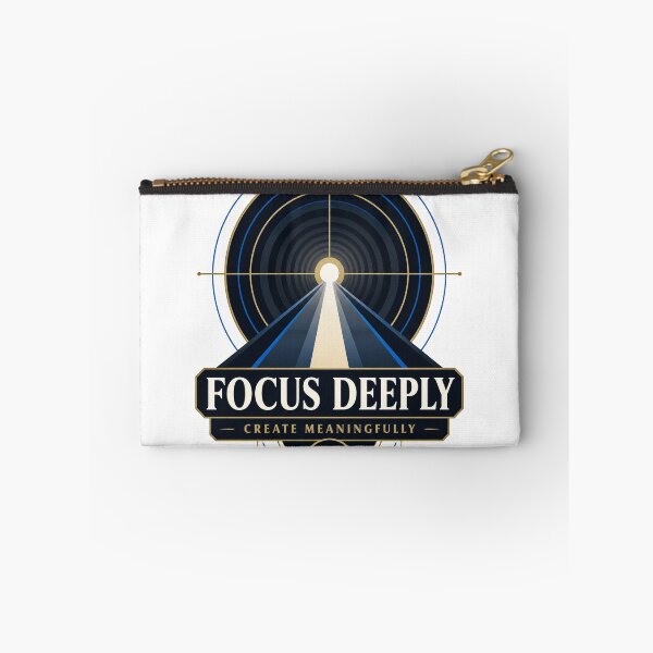 Item preview, Focus Deeply Create Meaningfully - Inspirational Focus Quote designed and sold by Tshirtit.