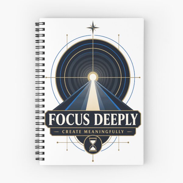 Item preview, Focus Deeply Create Meaningfully - Inspirational Focus Quote designed and sold by Tshirtit.