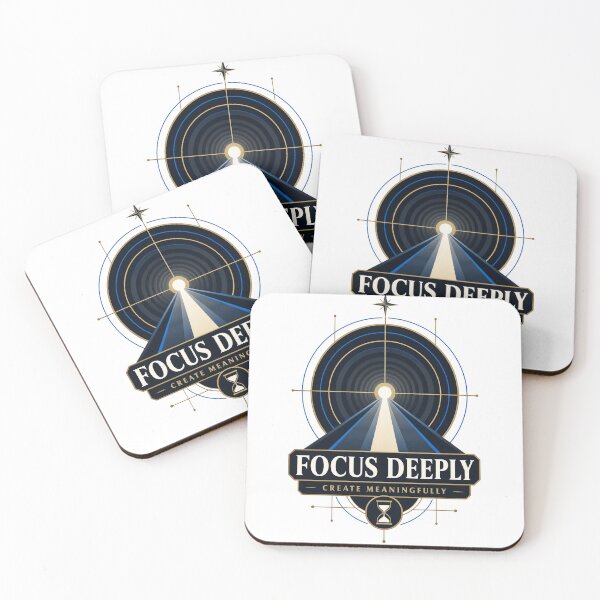 Item preview, Focus Deeply Create Meaningfully - Inspirational Focus Quote designed and sold by Tshirtit.