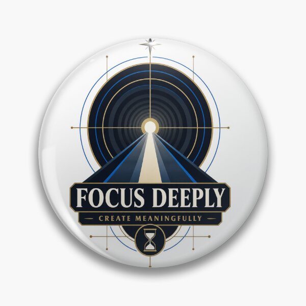 Item preview, Focus Deeply Create Meaningfully - Inspirational Focus Quote designed and sold by Tshirtit.