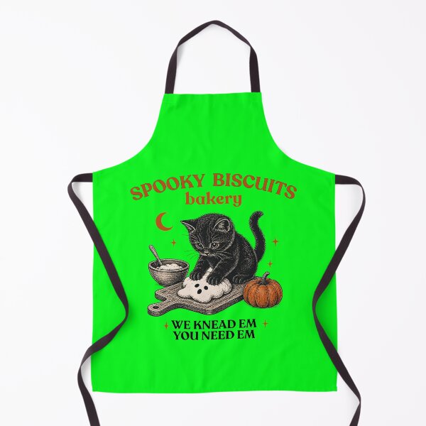Item preview, Spooky Season - Black Cat Halloween - Spooky Biscuits Bakery designed and sold by DoniMalitina.