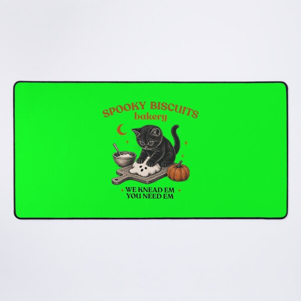 Item preview, Spooky Season - Black Cat Halloween - Spooky Biscuits Bakery designed and sold by DoniMalitina.