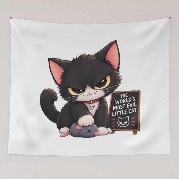 Item preview, Worlds most evil cat designed and sold by Art Dila Studio.